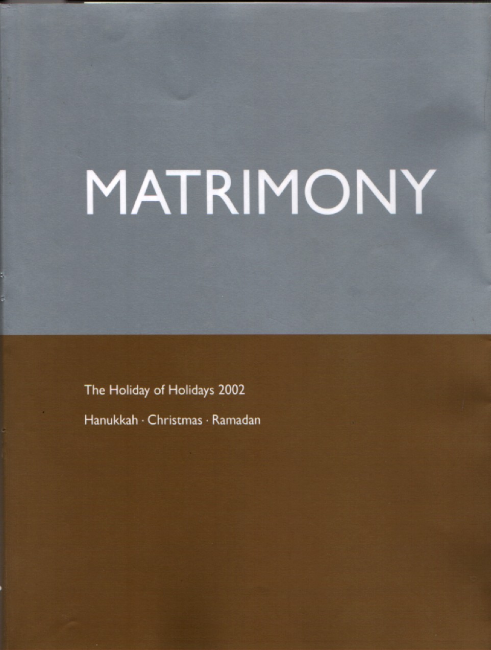 Matrimony